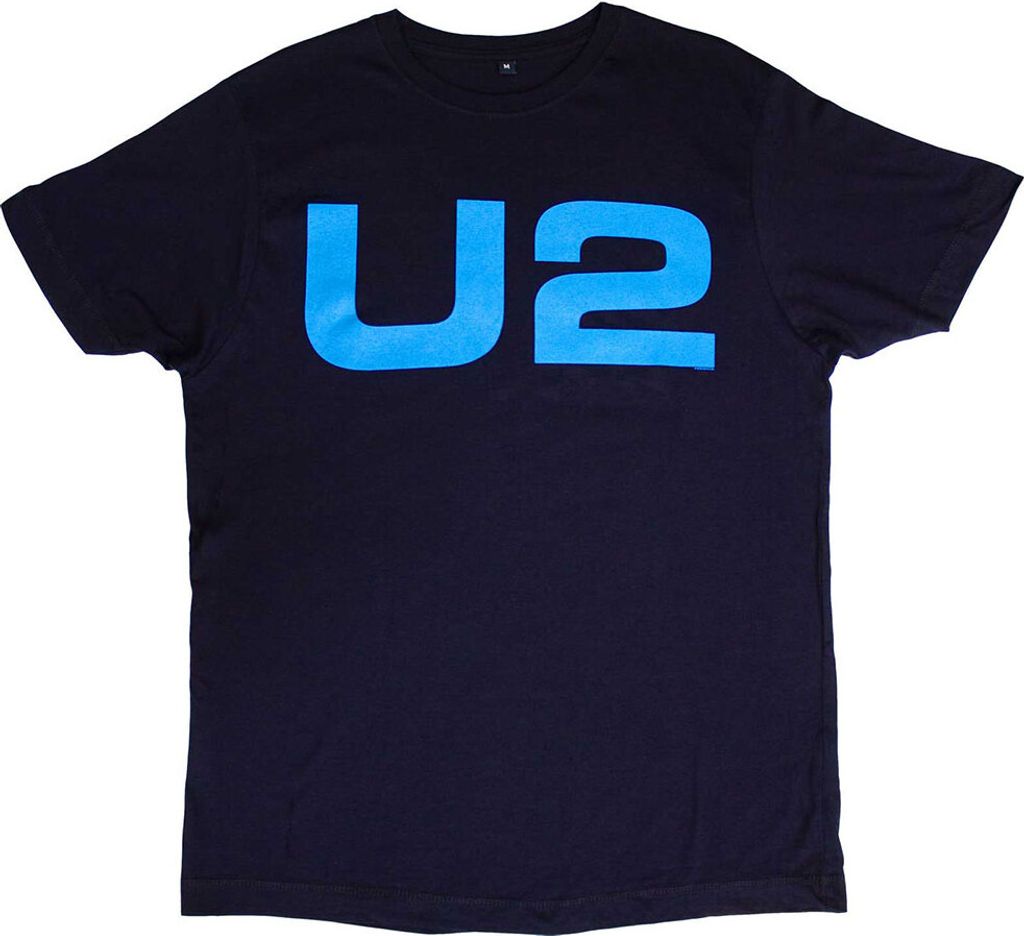 U2 - "Logo E+I 2018 Tour Dates" T-Shirt für Herren/Damen Uni RO12067 (S) (Marineblau)