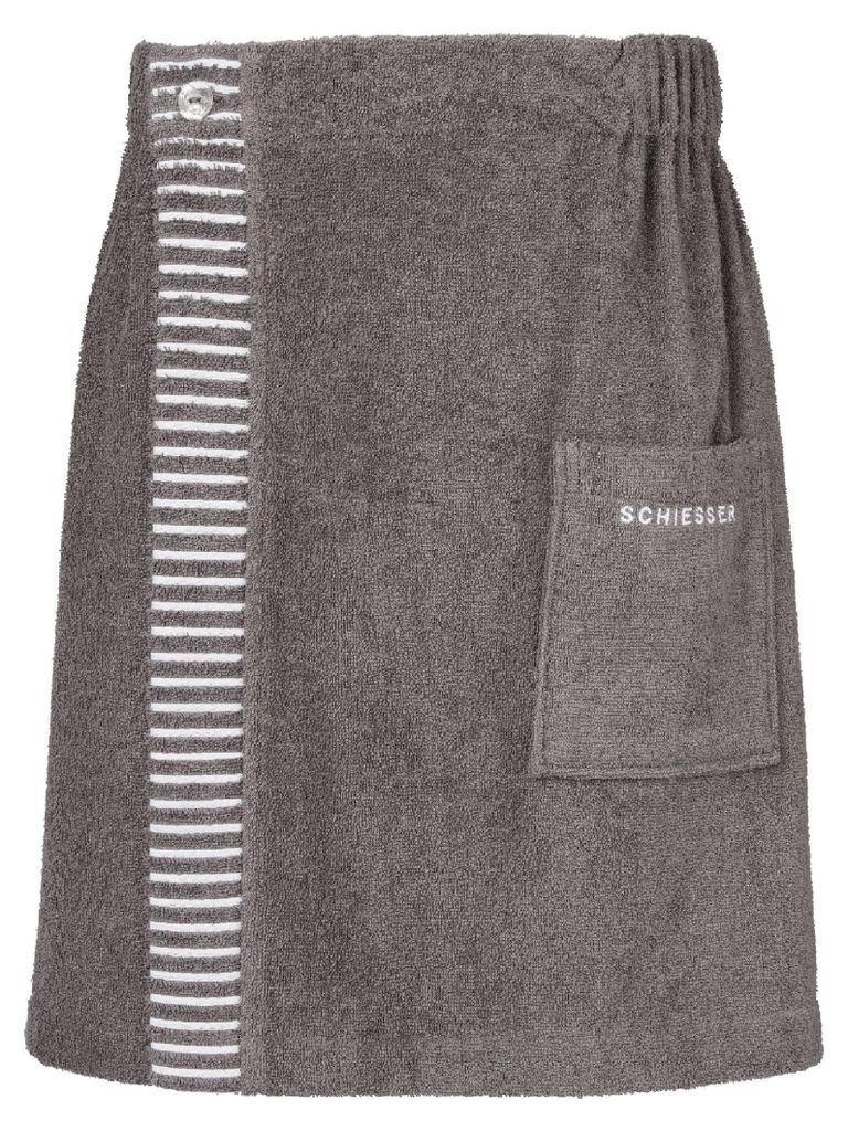Schiesser Schiesser Home Saunakilt Herren anthrazit Stück Produktbild 