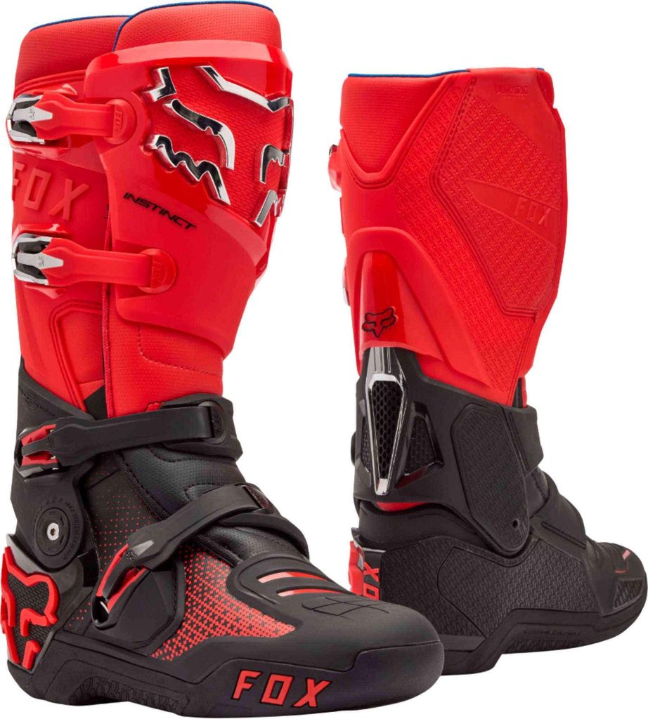 FOX Instinct Motocross Stiefel, rot/schwarz, 11