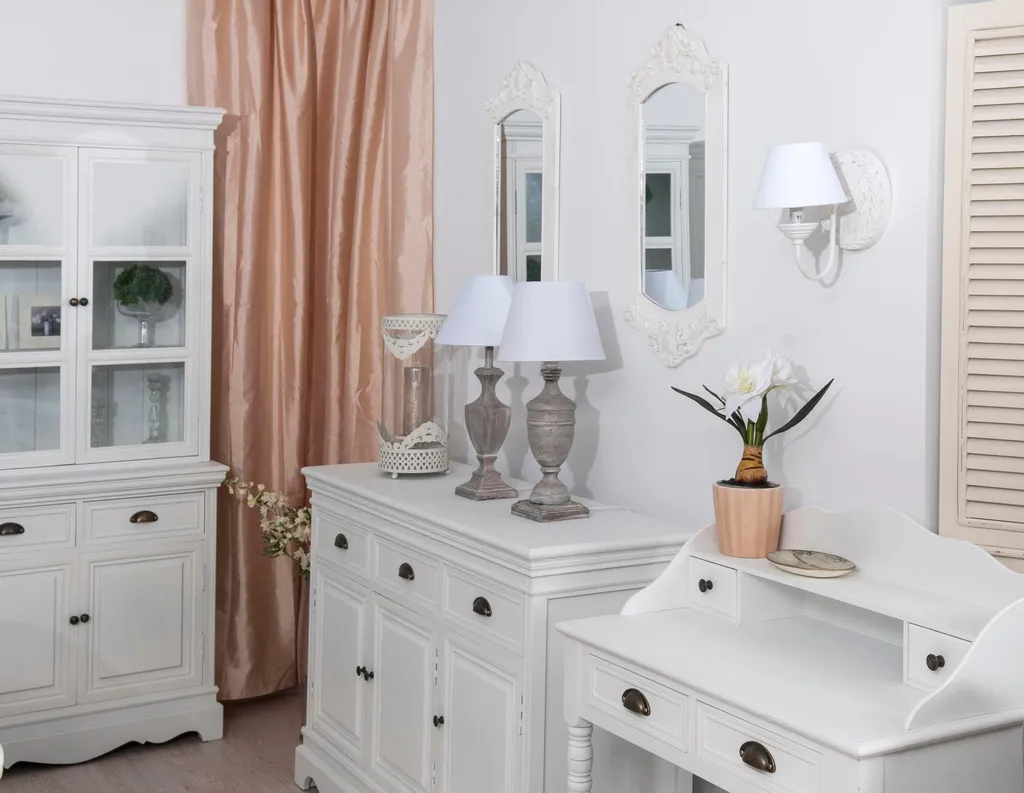 Console Latina 80cm Finition Laquée Blanc et Noir - Structure Robuste - 3