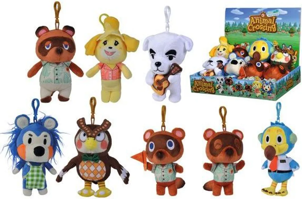Ne perdez plus vos clés avec le Porte-clés Peluche Animal Crossing 15cm
