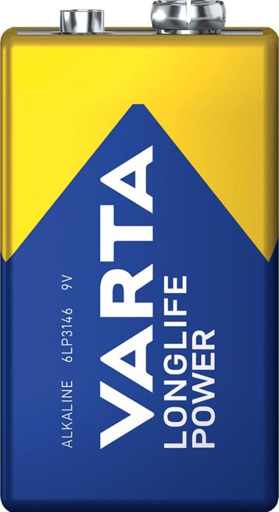 Varta 9V, Einwegbatterie, 9V, Alkali, 9 V, 1 Stück(e), Blau Produktbild 