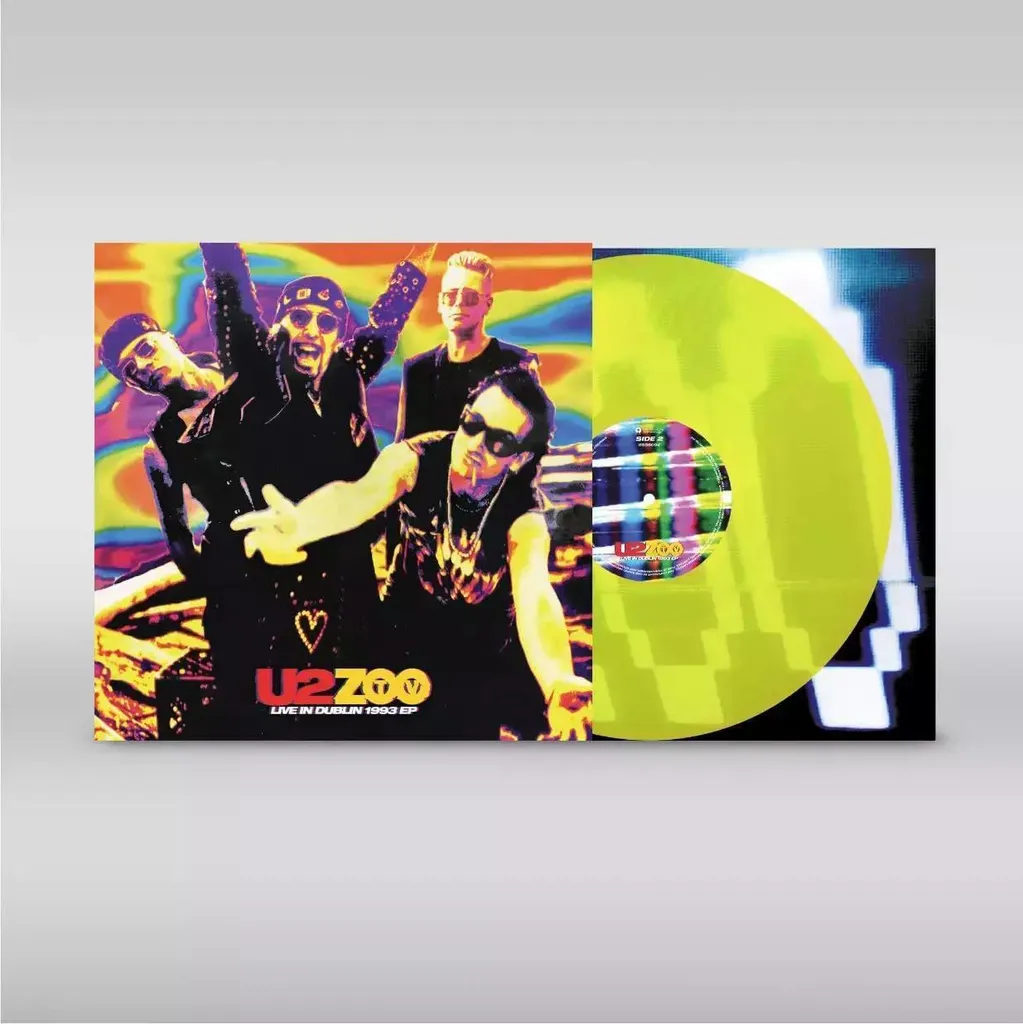 Vinyle U2 Zoo TV Live Dublin 180g Jaune Néon : Son Live Qualité Studio