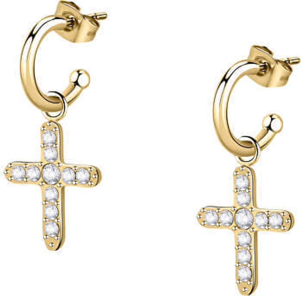 Orecchini Morellato Passioni SAUN08 Oro e Cristalli - Design Italiano