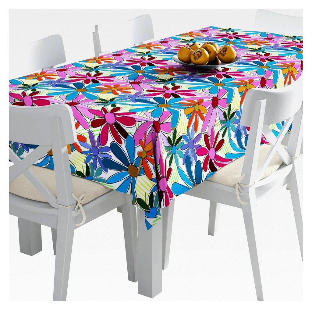 Tischdecke 140 x 240 cm Abwaschbar Fleckschutz Wasserabweisend