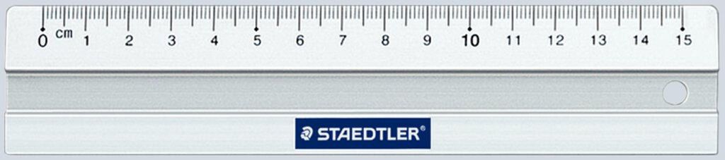 STAEDTLER Mars 563 Aluminium-Lineal Einzelprodukt Länge 15 Produktbild 