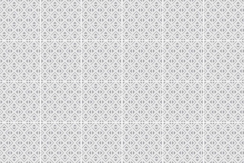 Fliesenaufkleber 10×10 cm – 24 Stück – Selbstklebend – Wasserfest – Pflegeleicht – Hitzebeständig – Für Küche & Bad – Karierte G...