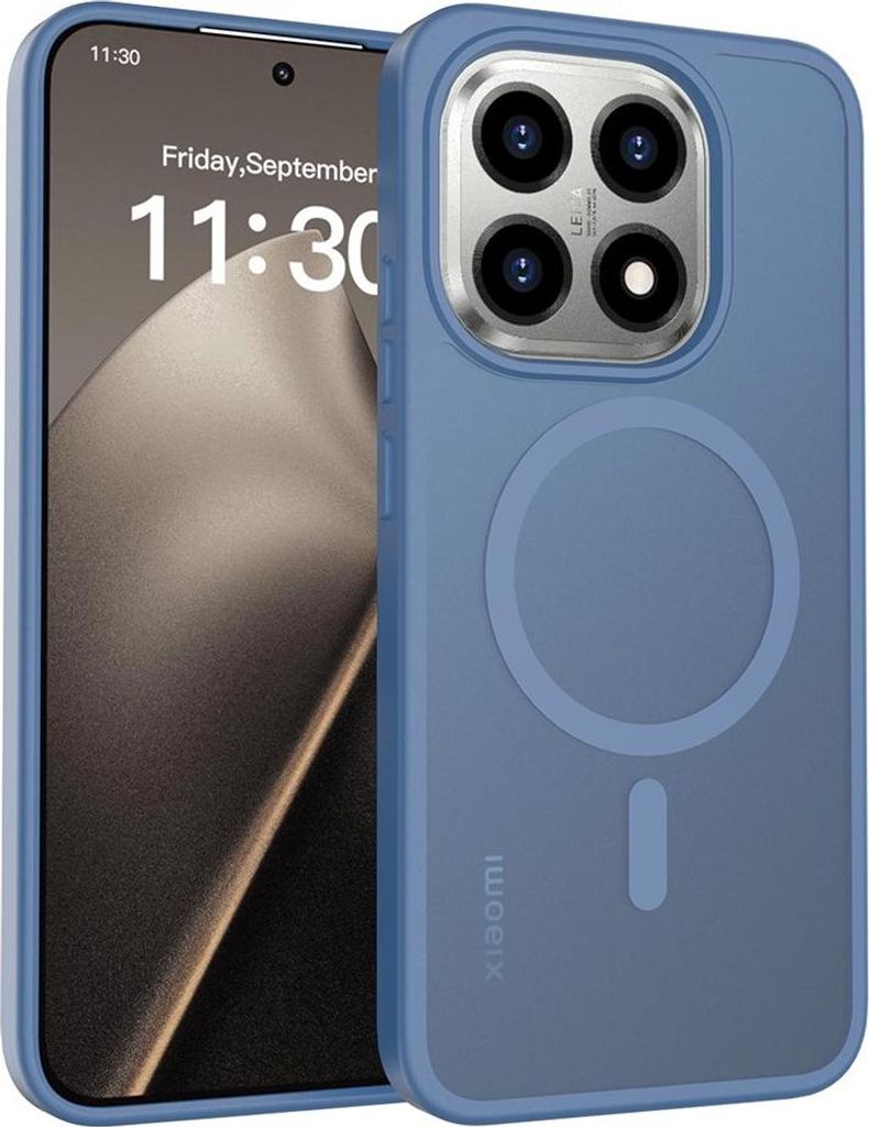 Xiaomi 15T Hülle - Coverup Mattes Transparentes Back Cover - MagSafe Compatible - Blau