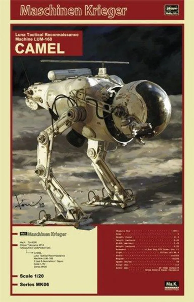 Robot de combat Luna Tactical Recon Machine LUM-168 maquette 1:20