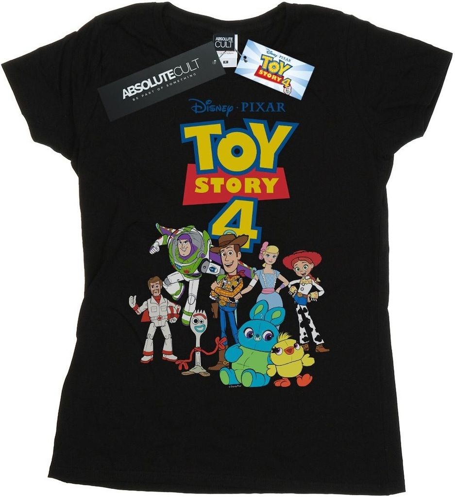 Disney - "Toy Story 4" T-Shirt für Damen BI48228 (L) (Schwarz)