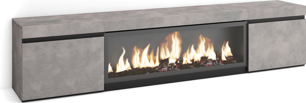 COZY Mobile TV Soggiorno, 208x35x45cm, Per TV fino a 80, Immagine del prodotto 