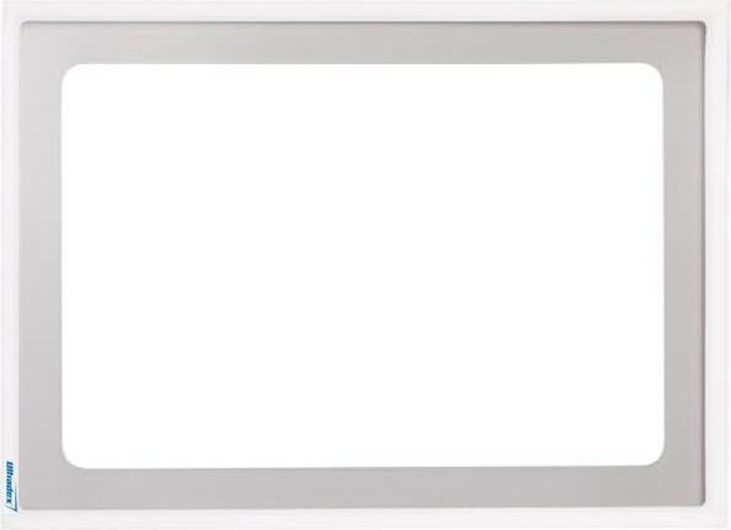 Infotasche mit Ausschnitt A4 quer BxH 312x225mm selbstklebend VE=5 Stück weiß