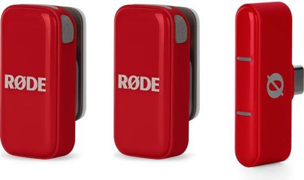 RODE Mikrofon Wireless Micro USB-C Rot - Mikrofon - Kabellos
