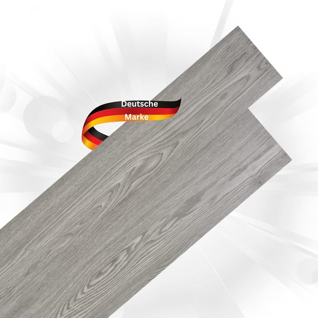 DELUKE Laminat Dielen PVC selbstklebend wasserfest | 2mm Stärke, Rutschfest | Vinyl Bodenbelag Laminatboden Nachbildung-Dielen Fußbodenlaminat ...