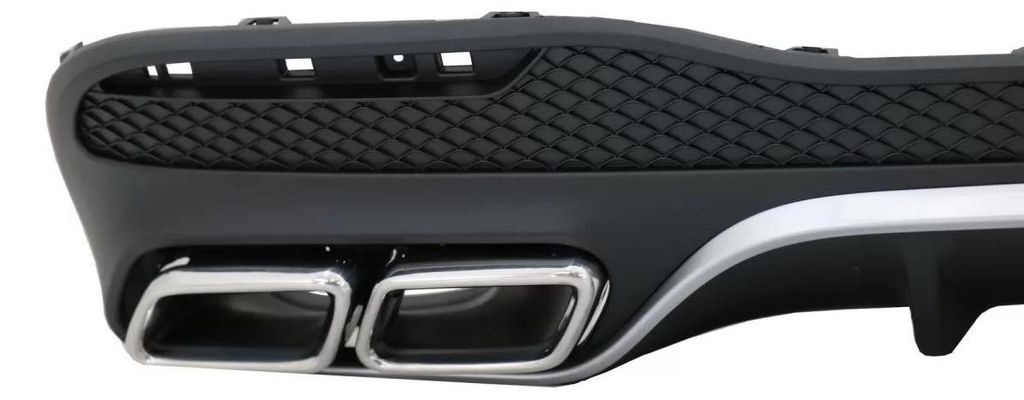Stoßstange Diffusor Endrohre für Mercedes GLE W166 SUV Produktbild 