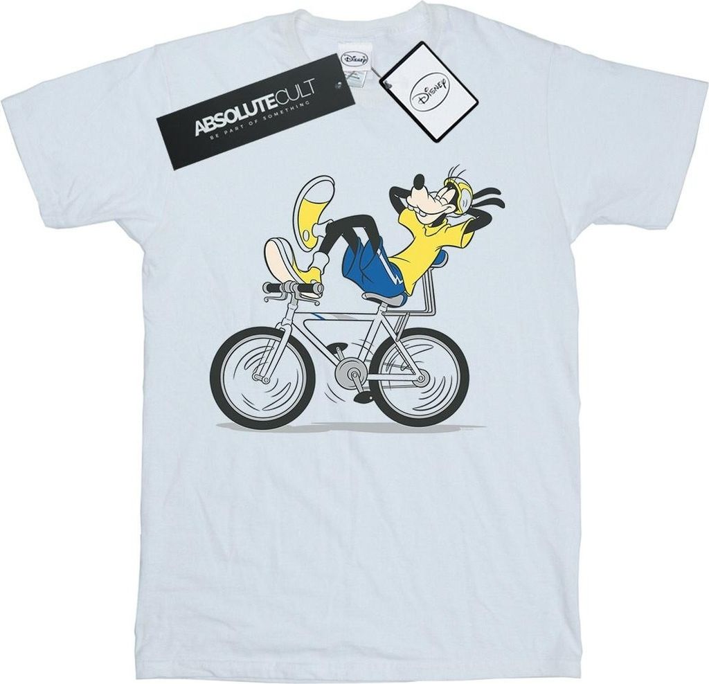 Disney - "Tour De Goofy" T-Shirt für Damen BI50638 (S) (Weiß)