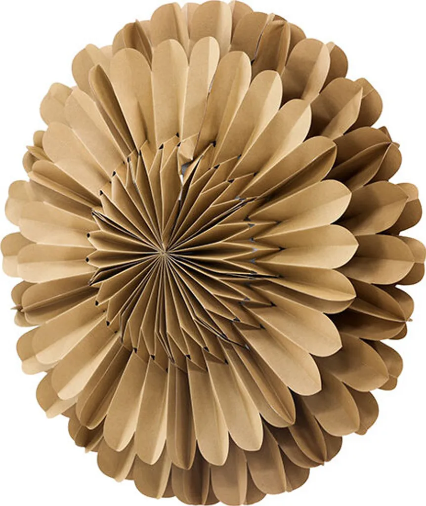 Étoile de Noël en papier marron Järvsön 60 cm : ambiance chaleureuse