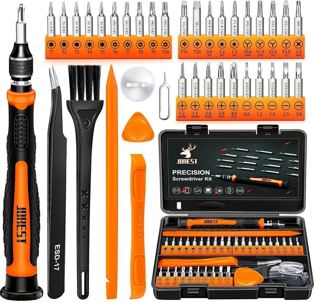 33Pcs Feinmechaniker Schraubendreher Set Mini Werkzeug Kit Produktbild 