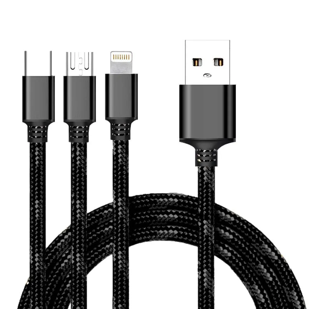 Câble USB de Synchronisation Multi-Connecteurs 3 en 1 de Marque Cyoo