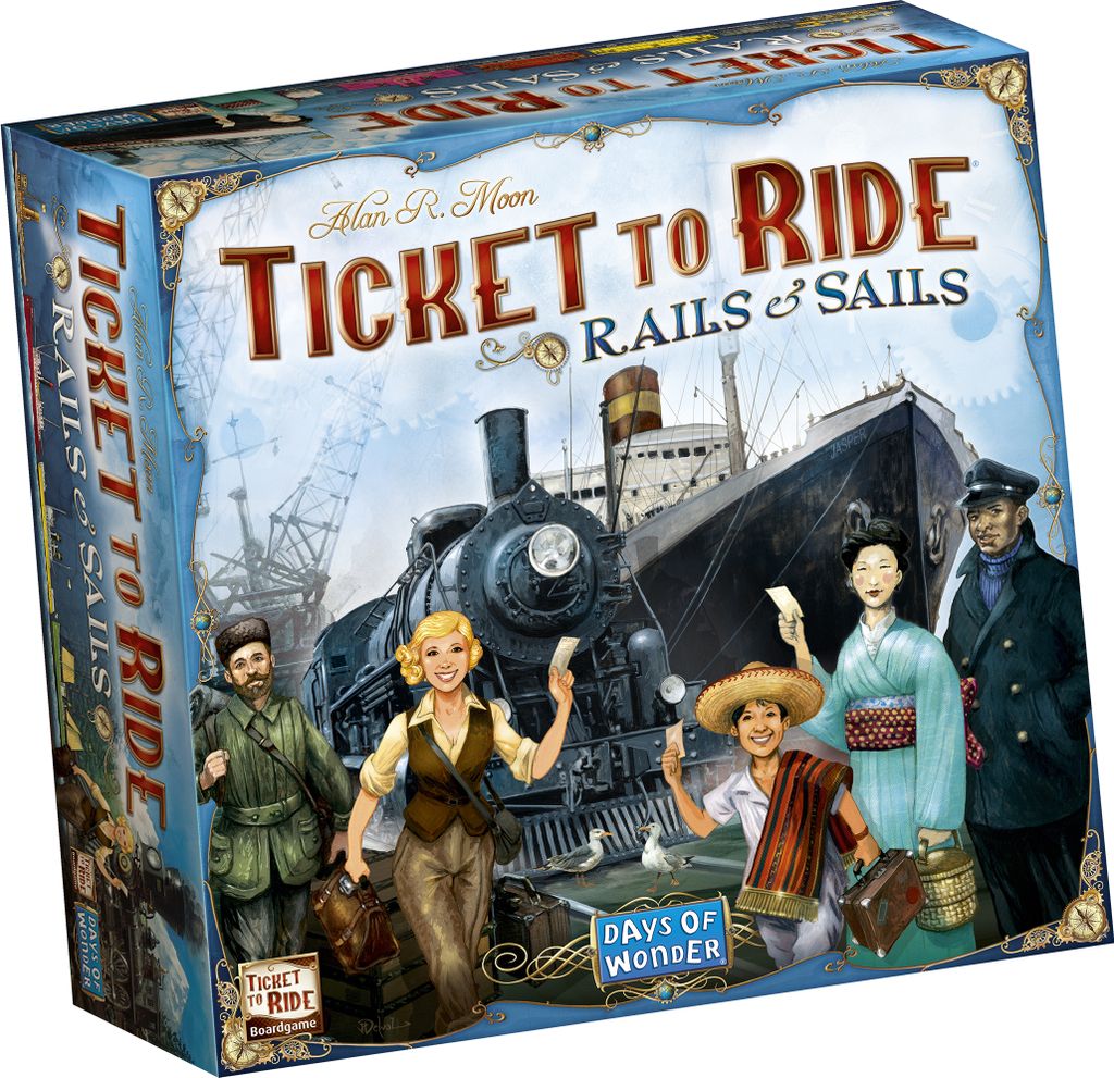 Brettspiel Ticket to Ride - Rails & Sails Produktbild 