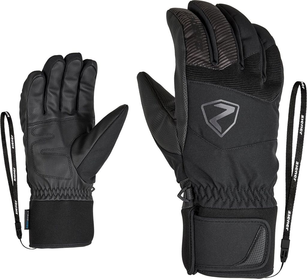 Ziener Alpine Gloves Ski Handschuhe GINX AS schwarz - 7,5