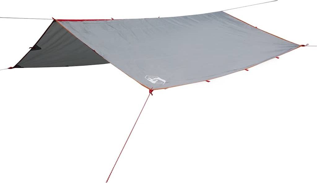 vidaXL Tarp Grau und Orange 500x294 cm Wasserdicht