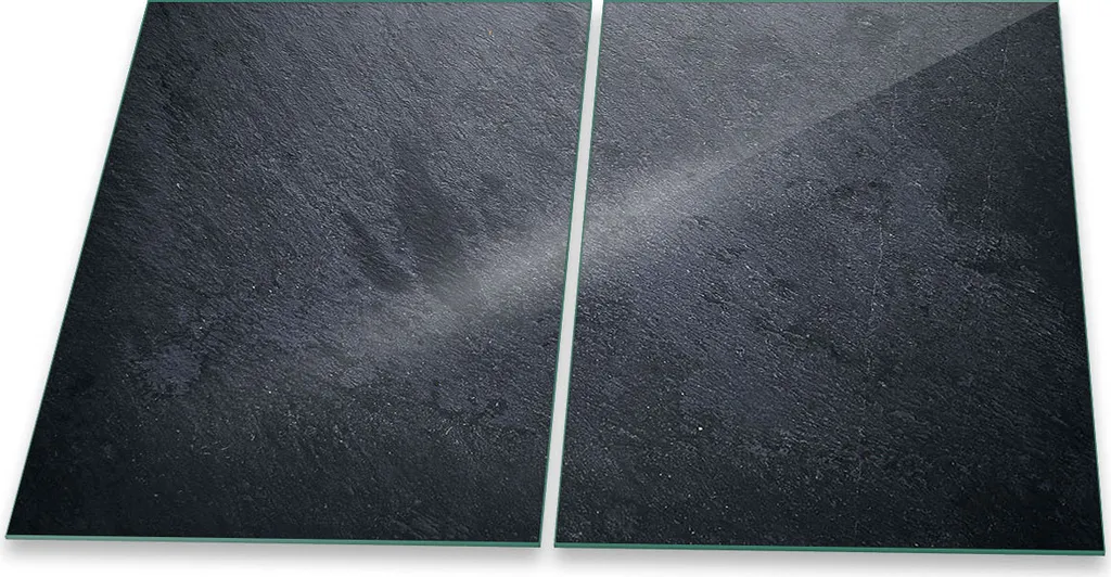 Lastre Copertura Piano Cottura 80x52 cm Blu Scuro - Vetro 4mm
