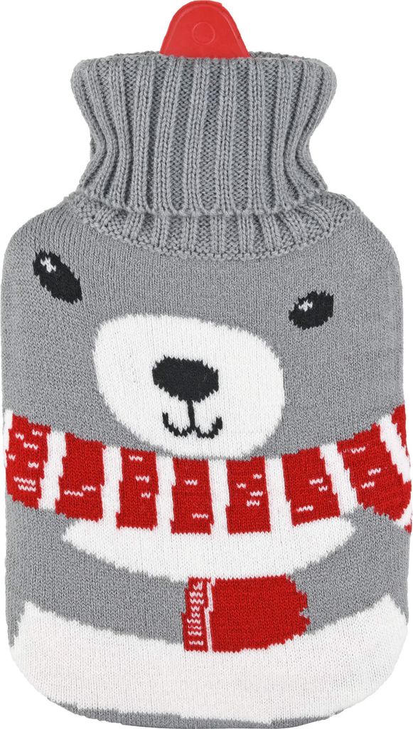 Wärmflasche Baby 1L mit Rollkragen Pullover Bezug, 1 St