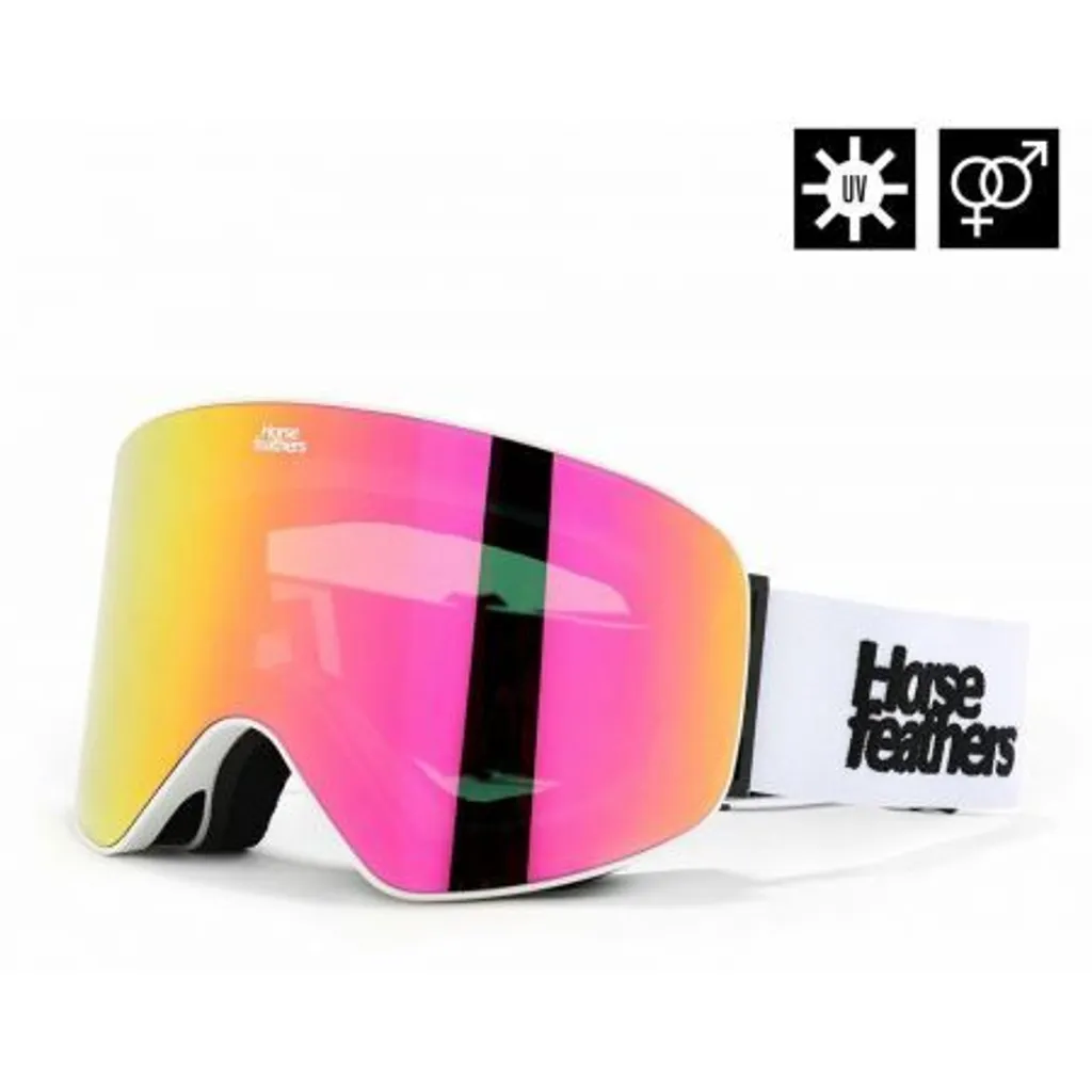 Masque Edmond White : Finie la Buée - Lunettes Snowboard Haute Qualité