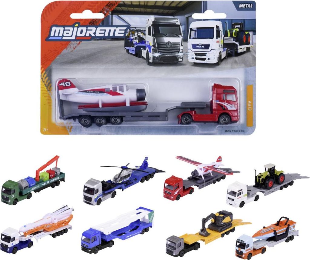 Majorette 8503003000 City Transporter, 8-sort. - Ride Strong