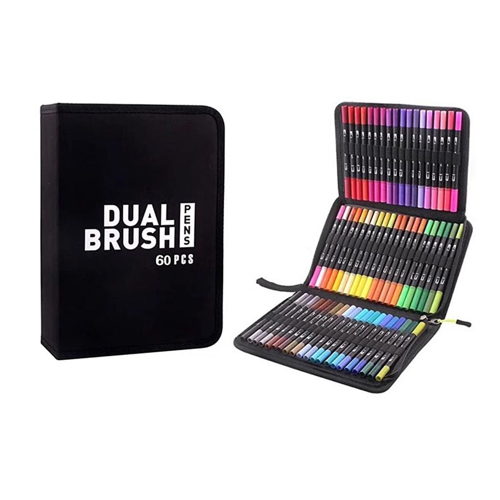 Metallic Marker Stifte, 60 Dual Tip Metallic Acrylstifte Produktbild 