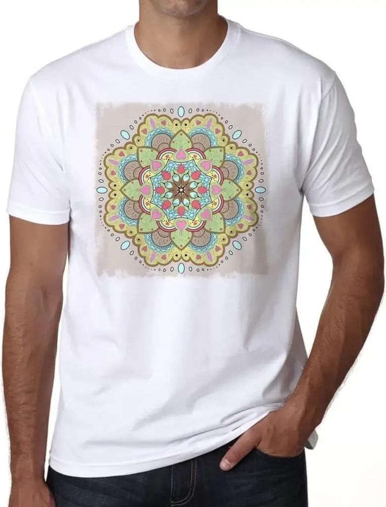 Herren Grafik T-Shirt Mandala spirituelle Meditation 24 – Mandala Spiritual Meditation 24 – Geschenk 24. Geburtstag Jahrestag 24 Jahre Jubiläu...