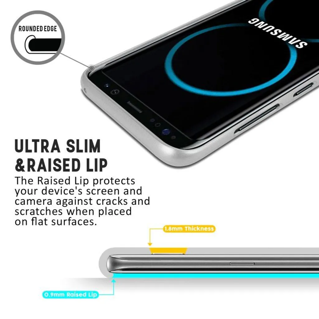 Coque Mercure I-Jelly pour Samsung Galaxy S8 Plus Argent Métallisé - 4