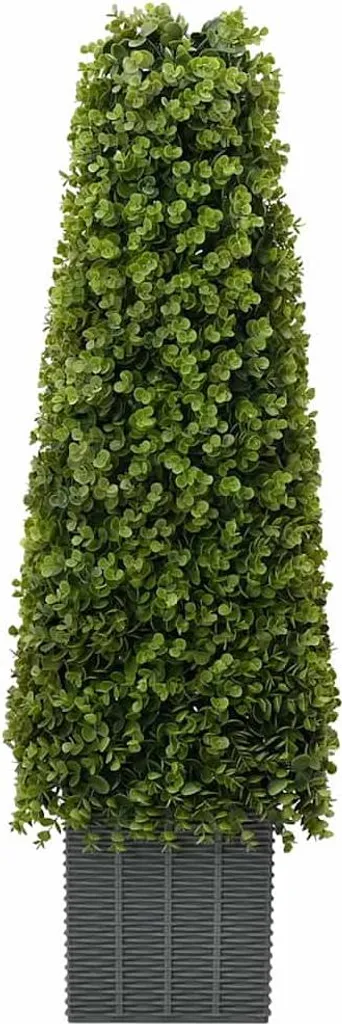 vidaXL Tour à herbe Eucalyptus Vert 27x27x90 cm en Plastique Durable