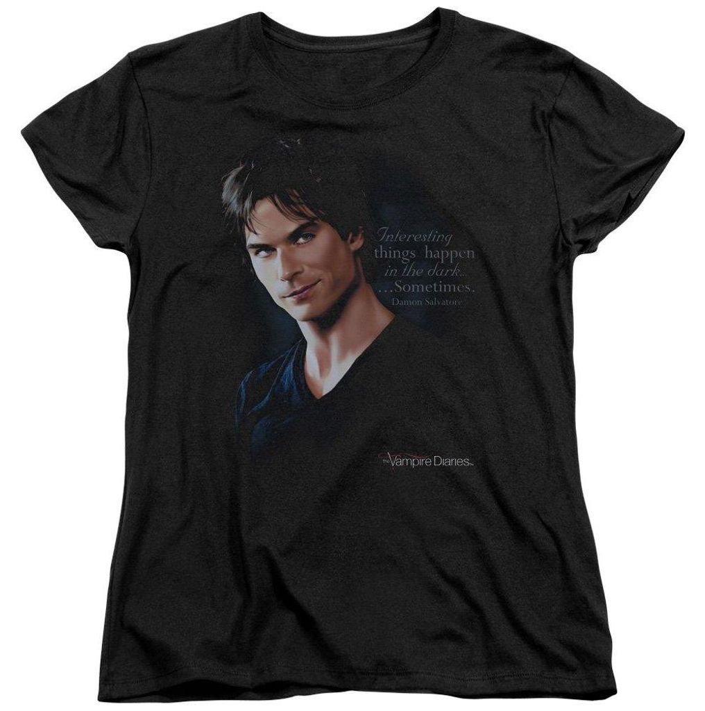 Vampire Diaries - "Sometimes" T-Shirt für Damen, Anliegend Produktbild 