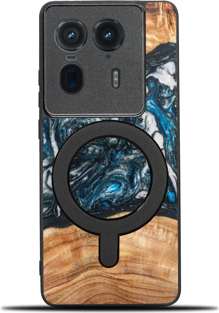 Cover Motorola Edge 50 Ultra Bewood Unique Earth MagSafe Legno