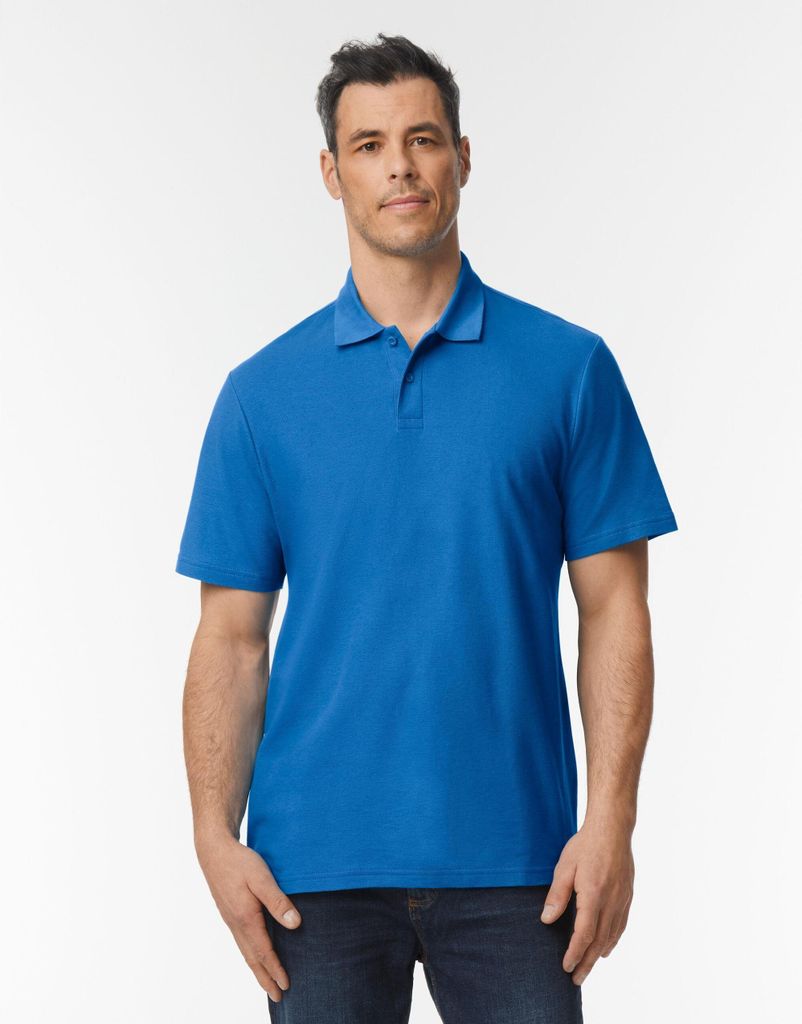 Gildan Softsyle Herren Kurzarm Doppel Pique Polo Shirt BC3718 (3XL) (Kirschrot)