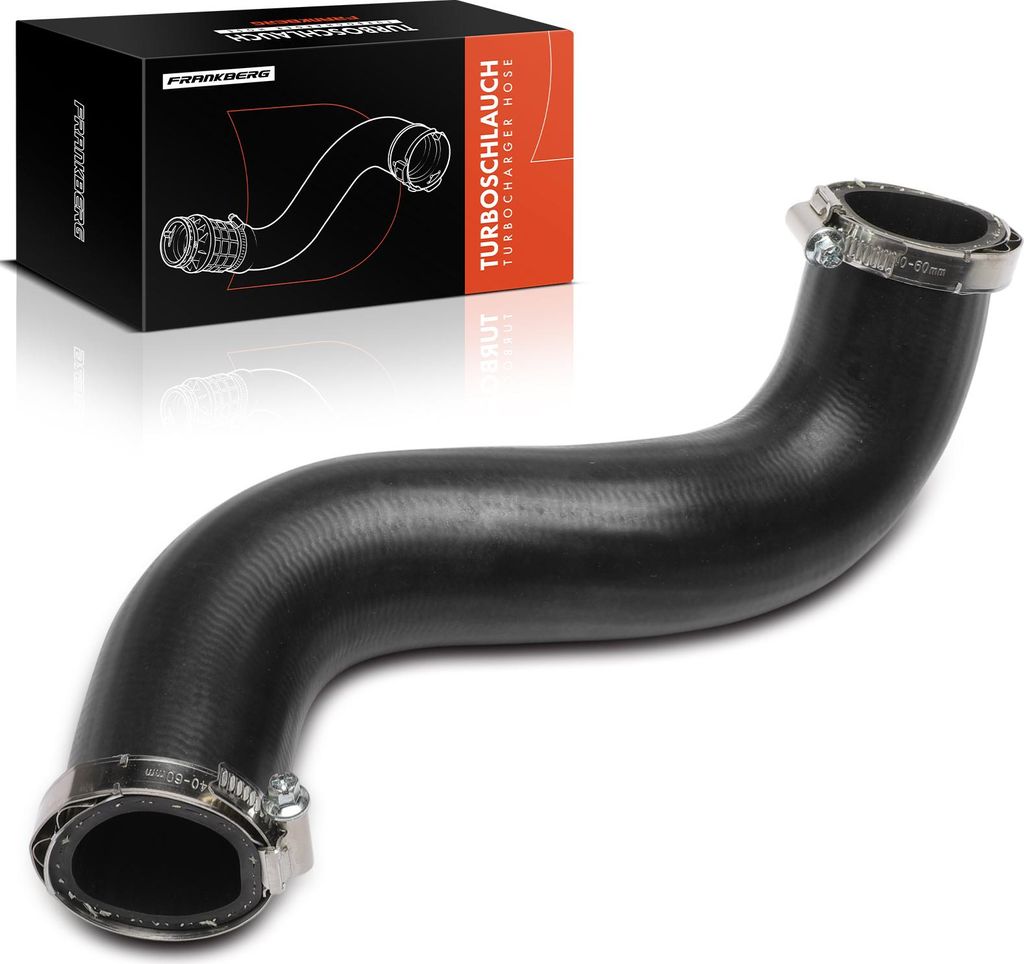 Frankberg 1x Ladeluftschlauch Turboschlauch Ansaugschlauch für Alfa Romeo 166 936 1998-2003 2.4 JTD