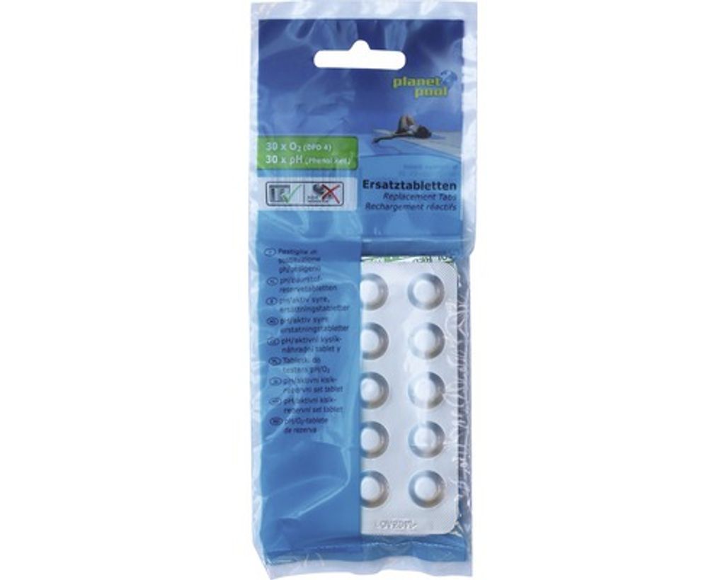 pH / Sauerstoff-Ersatztabletten - mit je 30 Tabletten, Produktbild 