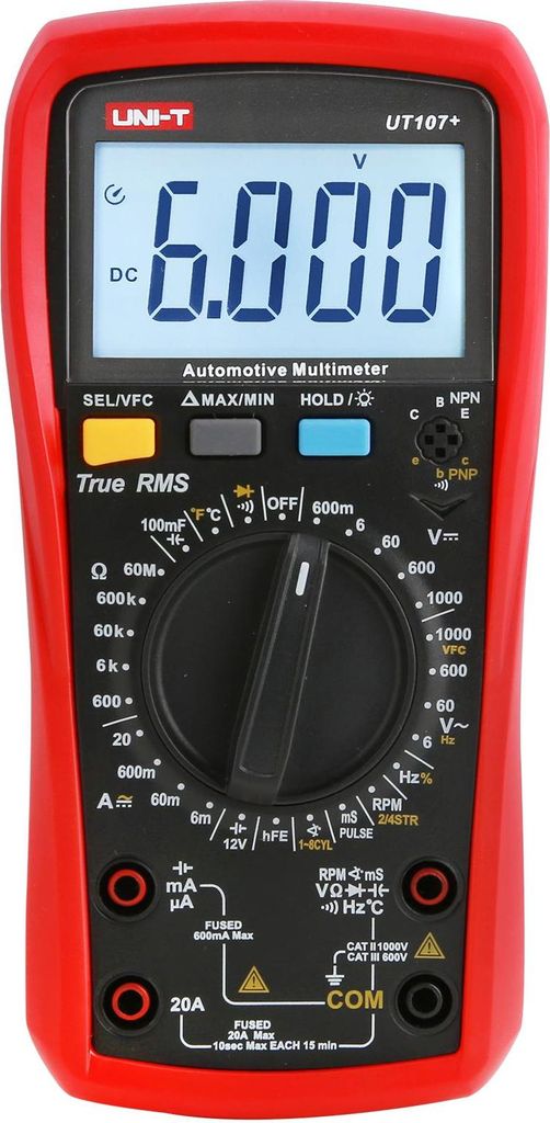 Uni-T UT107+ Universal-Multimeter Strommessgerät