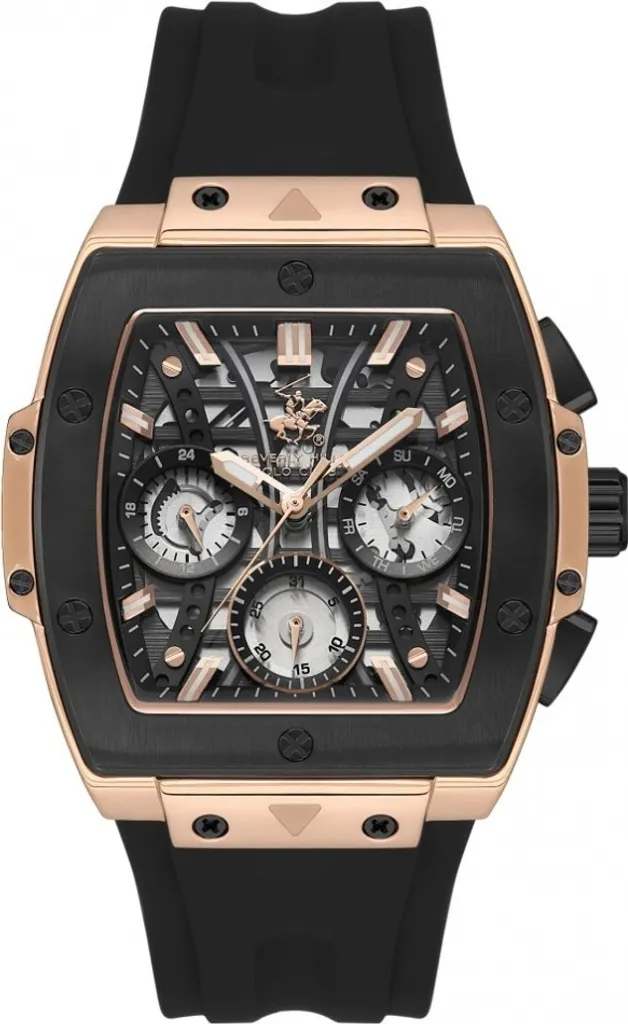Montre Noire Homme BEVERLY HILLS BP3628X.851 Bracelet Acier Fashion