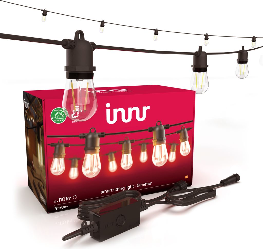 Innr LED Lichterkette Außen 8m, Funktioniert mit Philips Produktbild 
