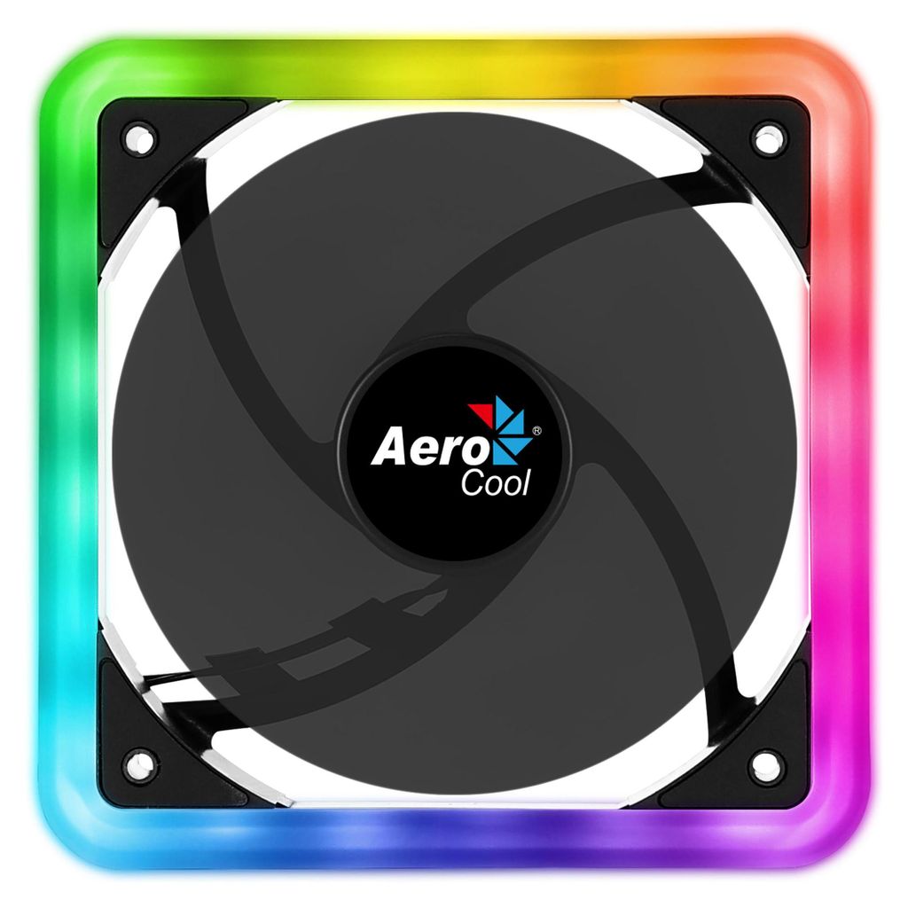 Aerocool Edge 14, Ventilator, 14 cm, 1200 RPM, Schwarz Produktbild 