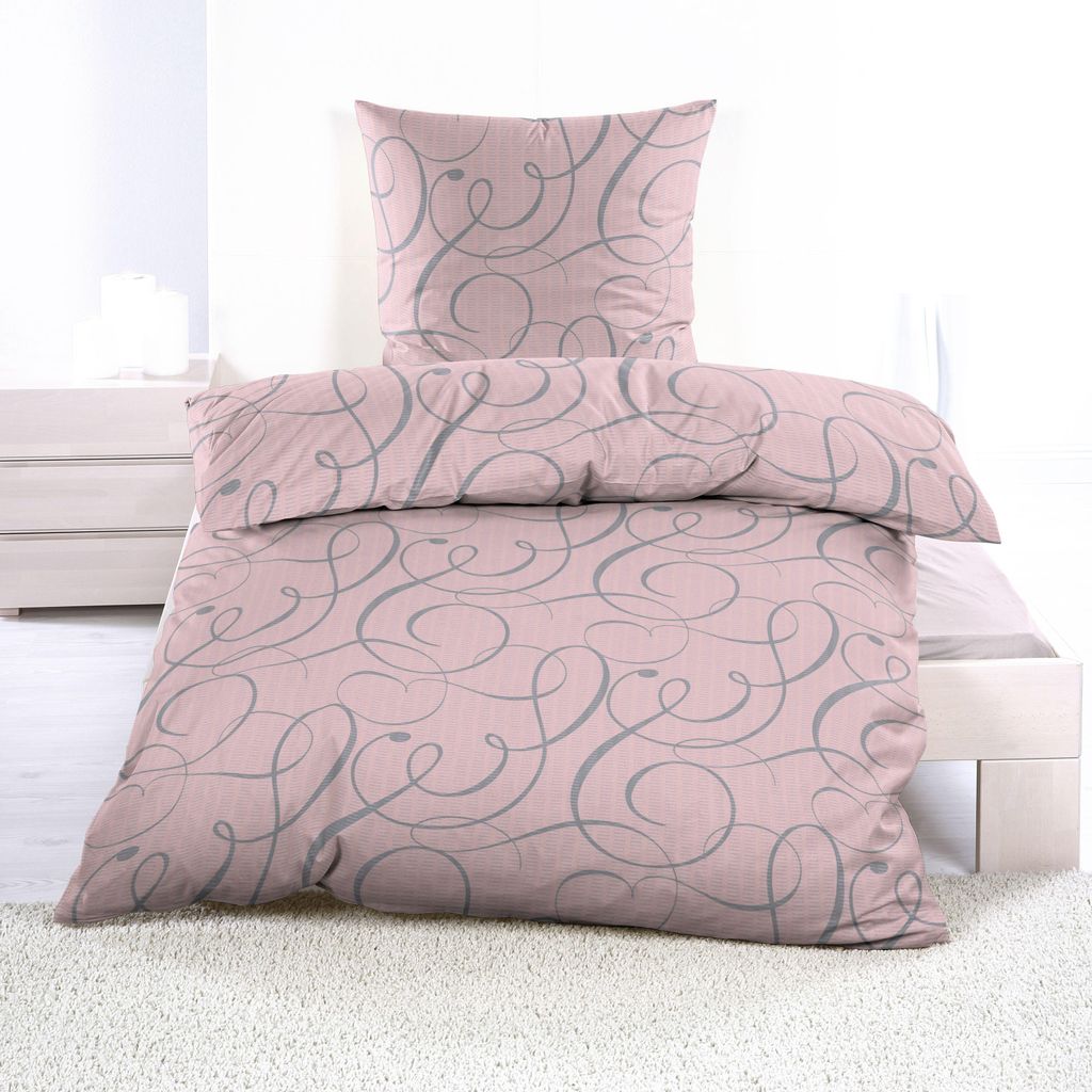 Casa Colori Microfaser Seersucker Bettwäsche - Ornament Produktbild 