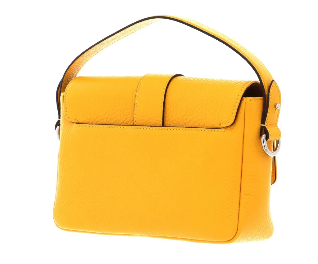 Sac à Main Jaune en Cuir de Qualité Haley DECADENT - Finition Premium - 4