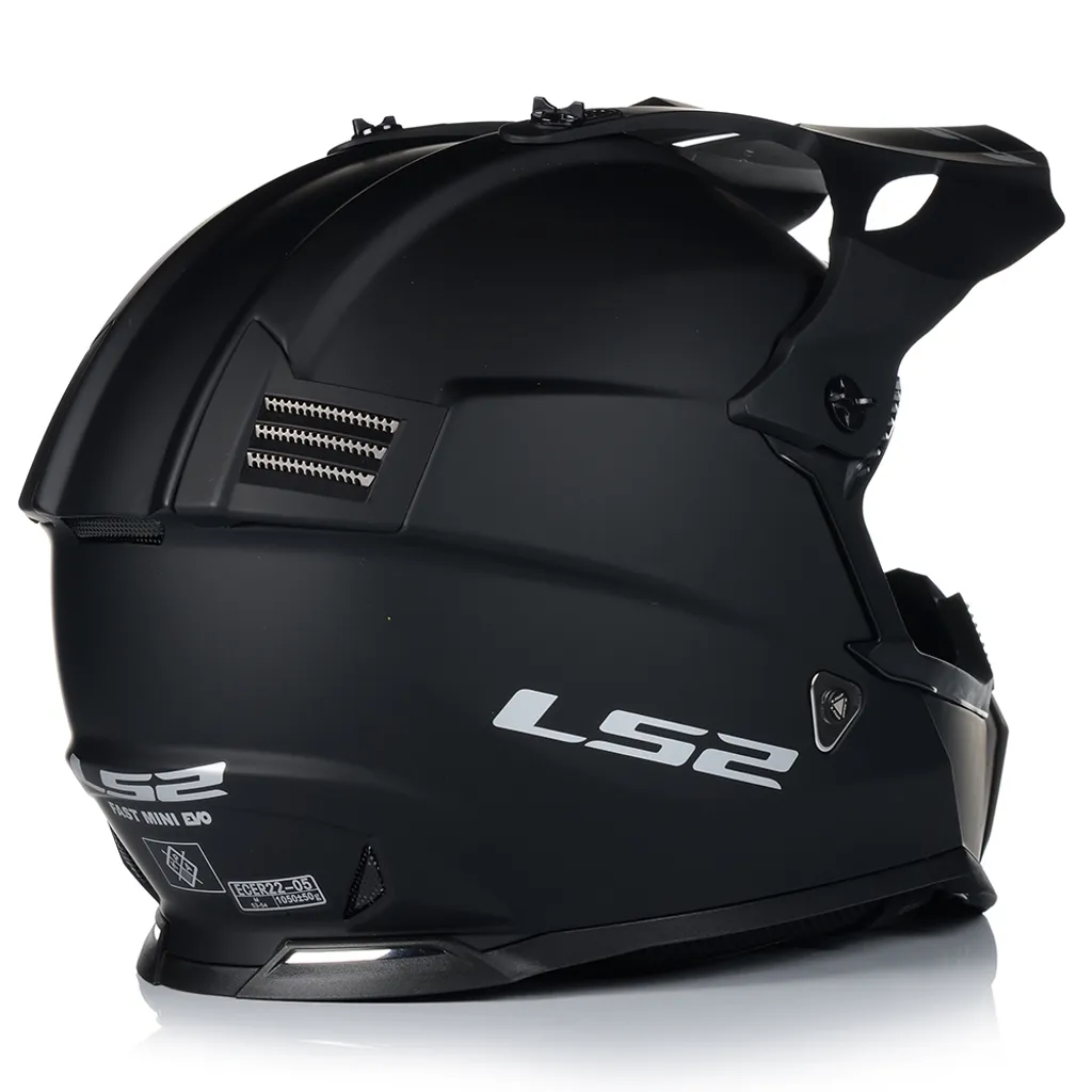 Casque de moto junior LS2 MX 437 MINI confortable et léger taille S