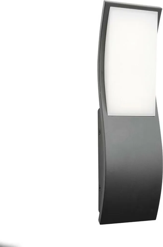 Applique extérieure LED ACA LG9305G 7W 520LM IP65 3000K Gris Foncé