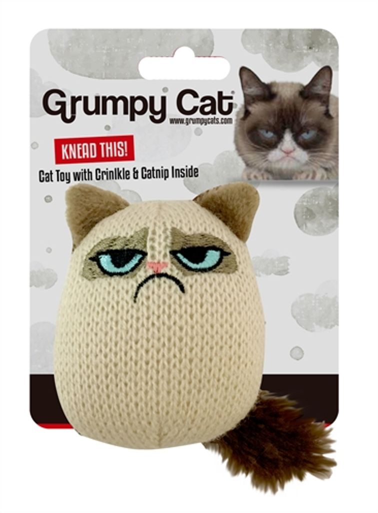 Grumpy Cat Knit pouncey Katzenspielzeug Produktbild 