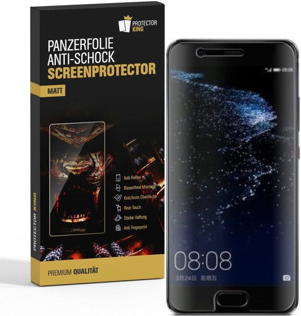 6x Panzerfolie für Huawei P10 Plus ANTI-SCHOCK Displayschutzfolie MATT