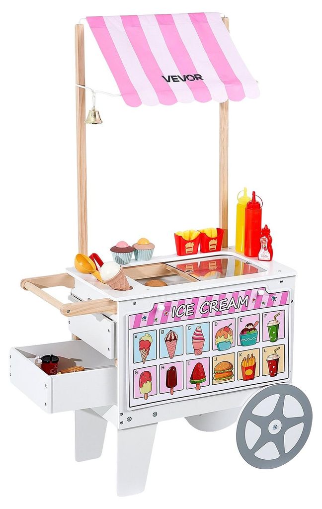 VEVOR Chariot à glace pour enfants, 20+ accessoires, Image du produit 